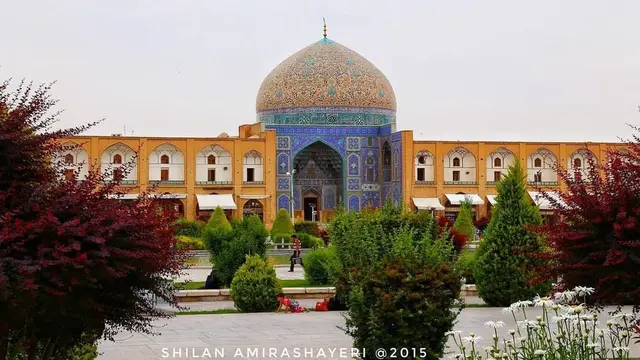 Kemegahan Masjid Sheikh Lotfollah di Iran