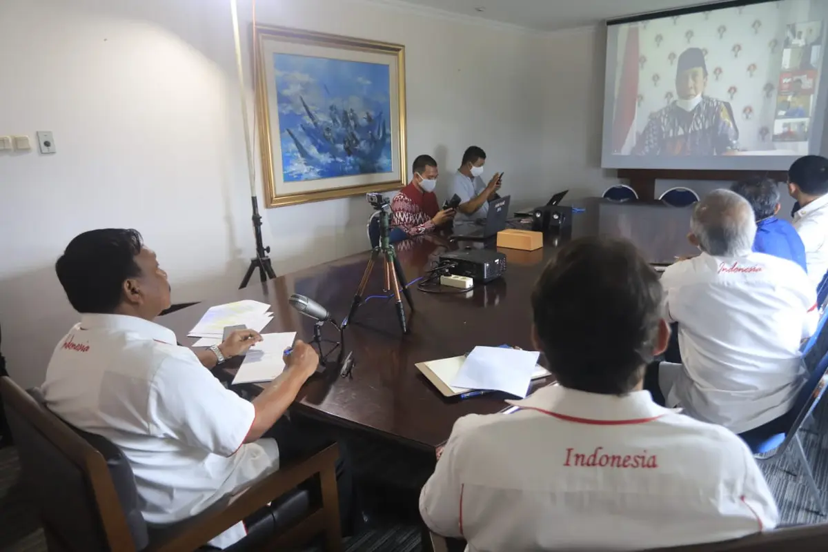 Rapat KONI Pusat dengan Menpora Zainudin Amali