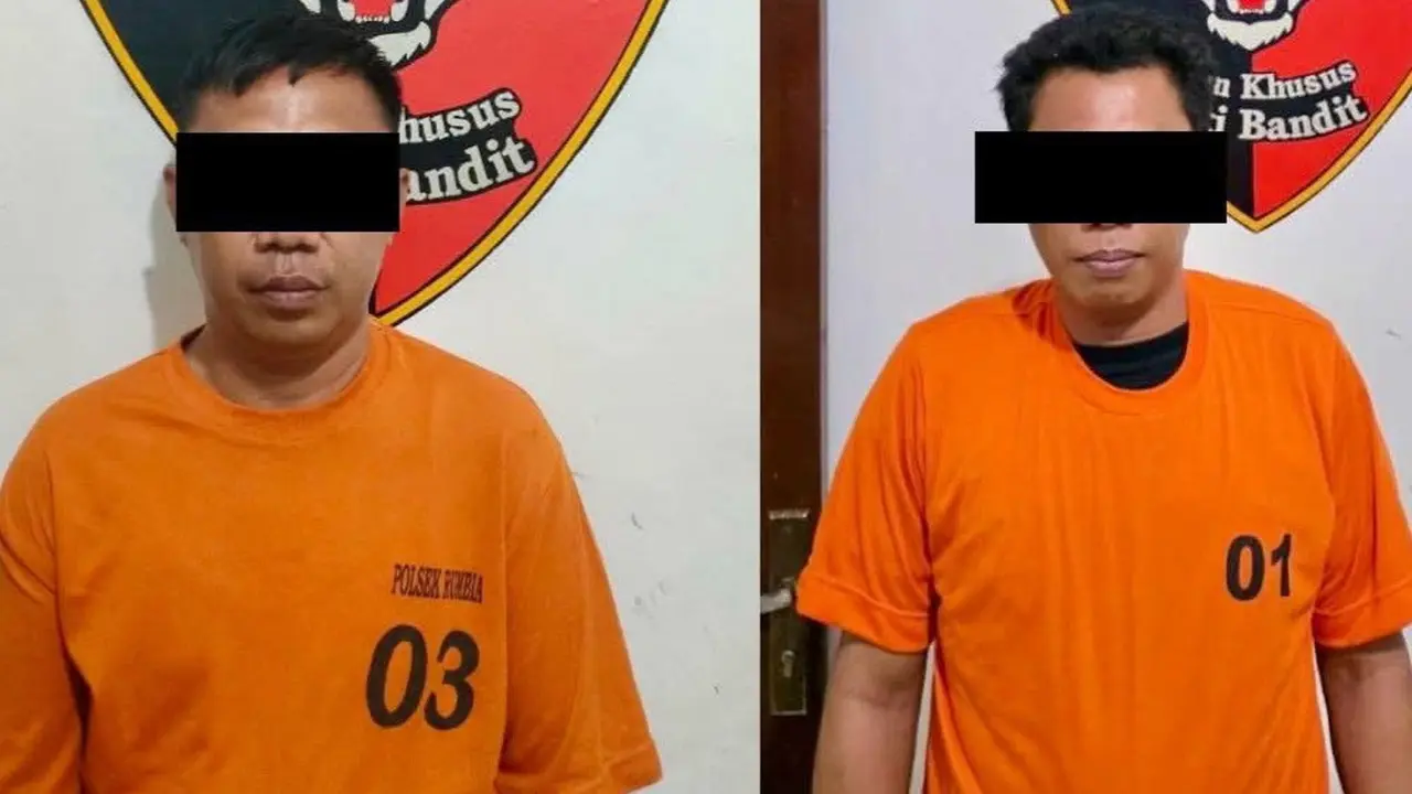 Polisi menangkap dua orang, di mana salah satunya merupakan residivis yang diduga memeras seorang petani dengan modus menyebarkan aib korban.