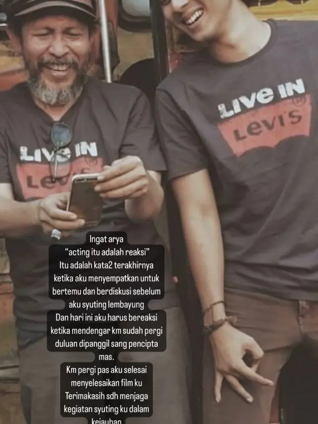 Unggahan Arya Saloka. (Foto: Instagram @arya.saloka)