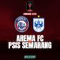 Piala Presiden 2022 - Semifinal Leg 2 - Arema FC Vs PSIS Semarang (Bola.com/Adreanus Titus)