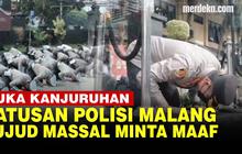 VIDEO: Minta Maaf Tragedi Kanjuruhan, Polisi di Malang Gelar Sujud Massal