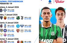 Berikut Jadwal Live Streaming Serie A Pekan ke-19, Tayang di Vidio