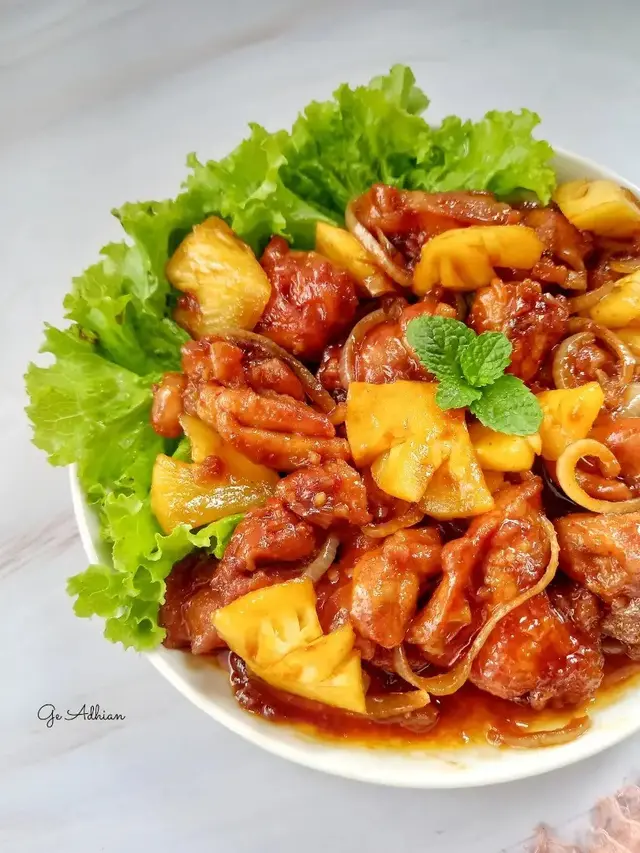 Ayam Goreng Mentega Nanas
