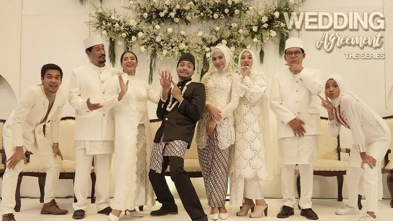 6 Potret Kompak Pemain Wedding Agreement The Series, Jadi Tontonan Favorit