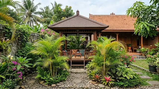 15 Tanaman yang Cocok Mengelilingi Gazebo, Taman Rumah Lebih Asri dan Menawan