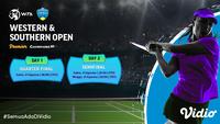 Jadwal dan Live Streaming Pertandingan Babak Final WTA Western and Southern Open 2021 di Vidio. (Sumber : dok. vidio.com)