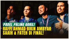 Raffi dan Thariq Raih Juara Padel TOSI 4, Laga Sengit Penuh Tawa Endingnya Bikin Heboh!