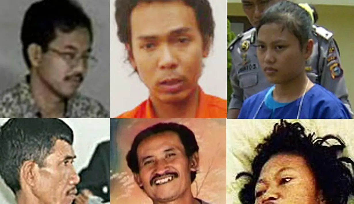 Keenam orang ini seperti tak punya hati saat membunuh korban-korbannya. Mungkinkah mereka sakit jiwa? (Istimewa)