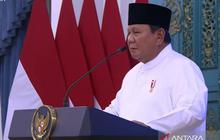 Prabowo Tegaskan Komitmen Kerja Keras Jaga Perdamaian dan Kesejahteraan Bangsa