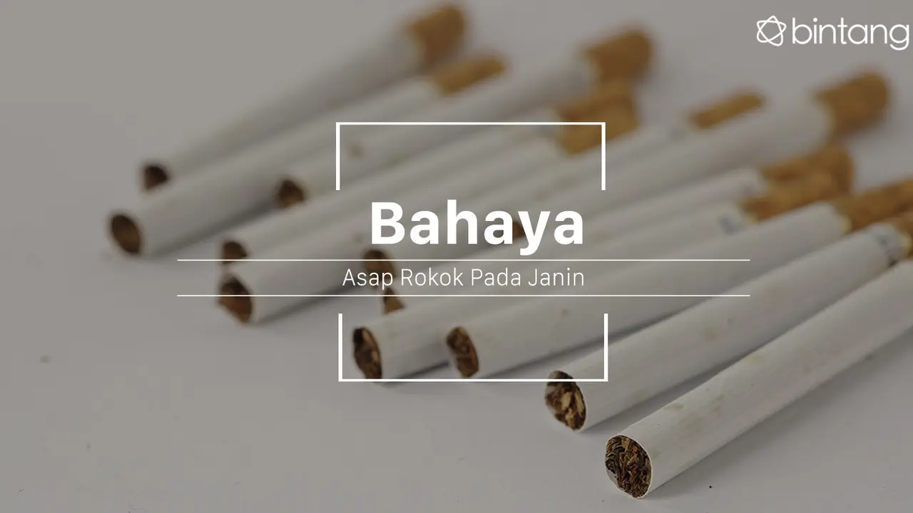 Bahaya asap rokok bagi janin.  (Foto: Daniel Kampua, Digital Imaging: M. Iqbal Nurfajri/Bintang.com)