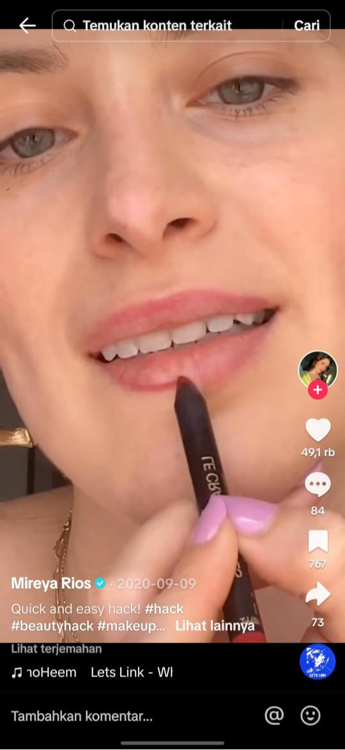Mengatasi Lip Liner Kering dengan Face Oil
