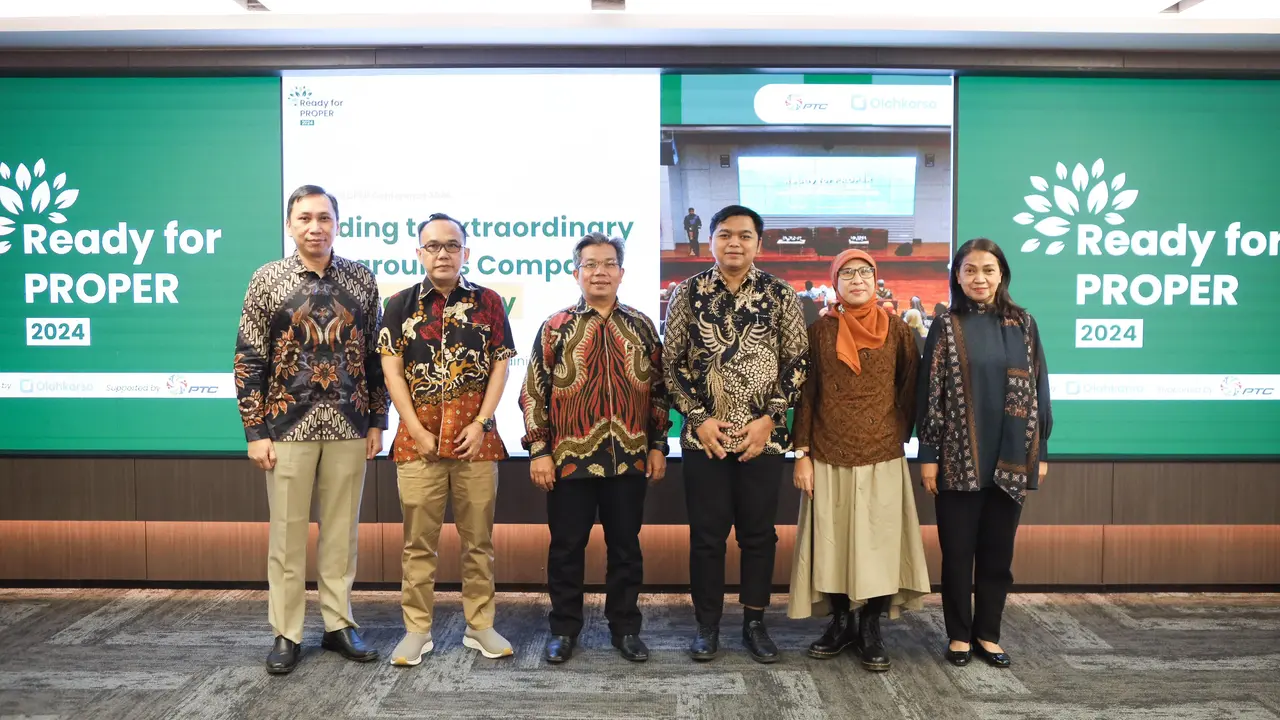PT Olahkarsa Inovasi Indonesia menyelenggarakan Ready for PROPER Conference 2024 dorong perubahan luar biasa dalam keberlanjutan perusahaan sebagai dukungan untuk pelaksanaan kebijakan Kementerian Lingkungan Hidup dan Kehutanan (KLHK).