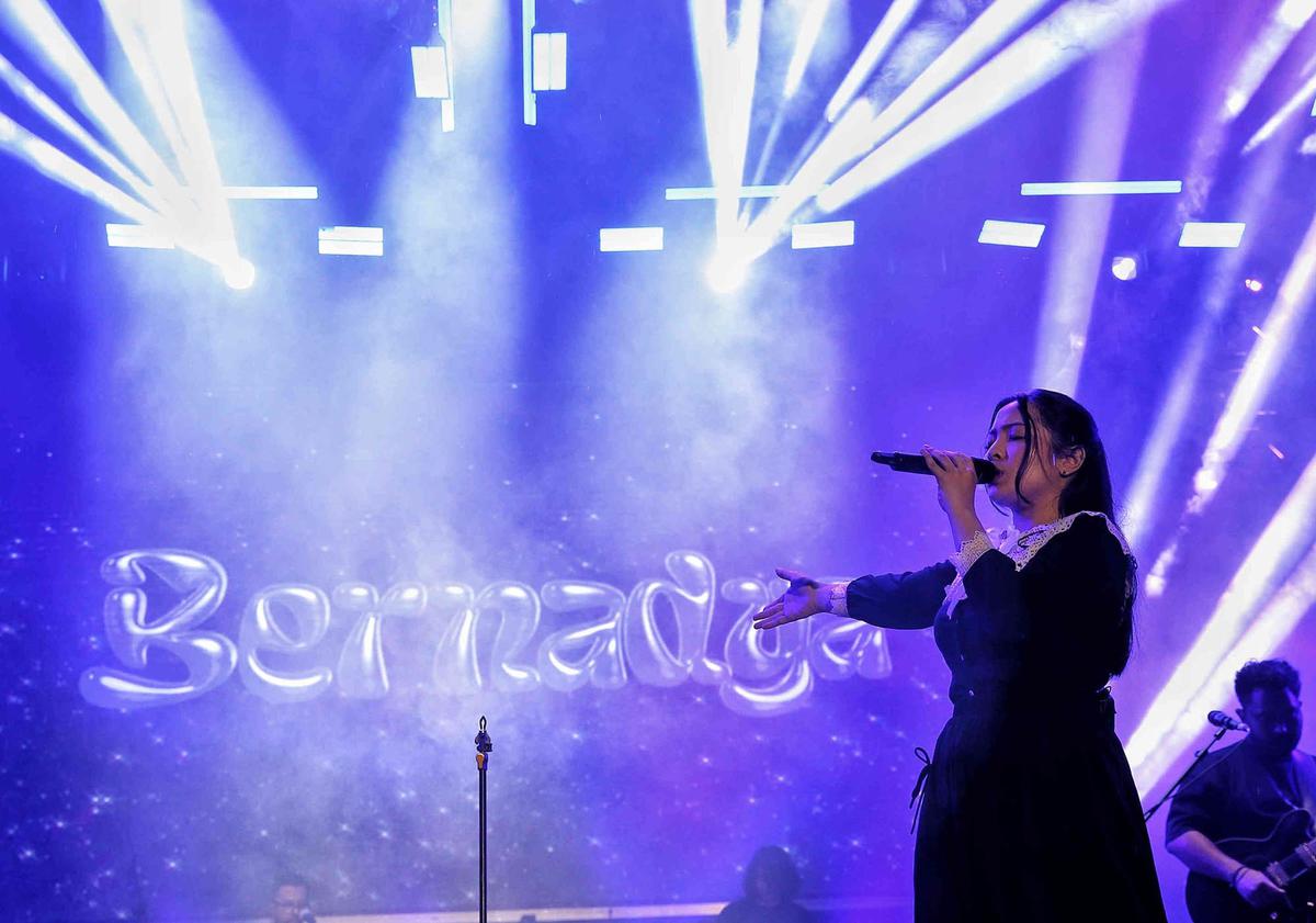 FOTO:  Bernadya Meriahkan  KapanLagi Buka Bareng BRI Festival 2025
