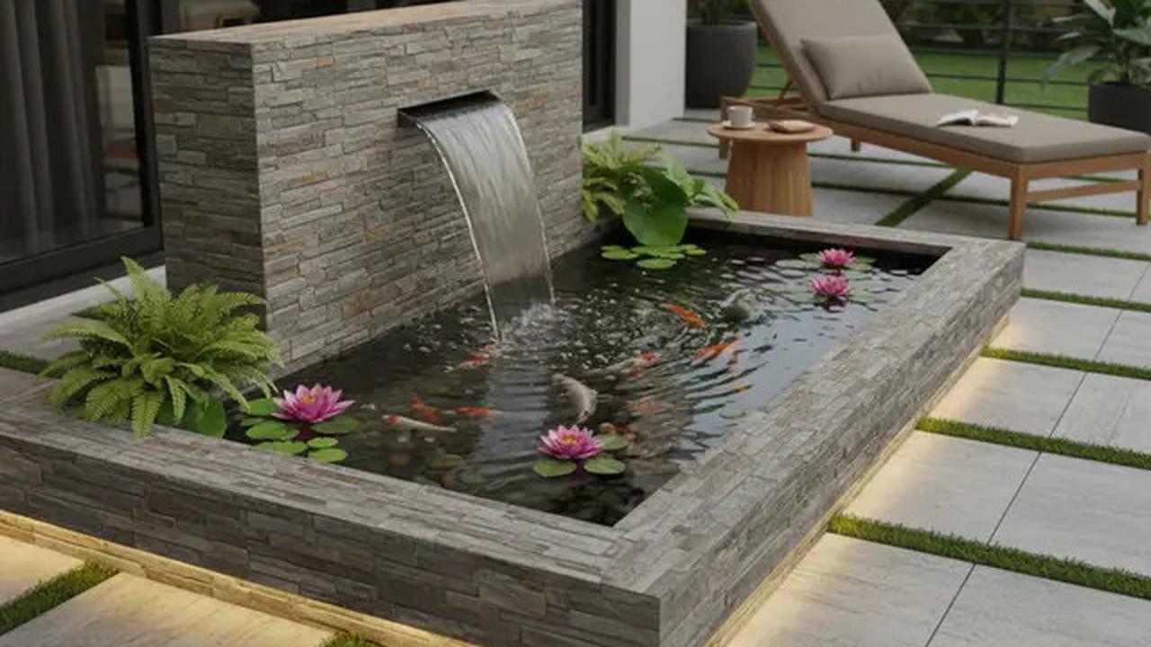 7 Desain Kolam Ikan Estetik di Teras Rumah 2025, Bikin Hunian Makin Asri dan Menenangkan