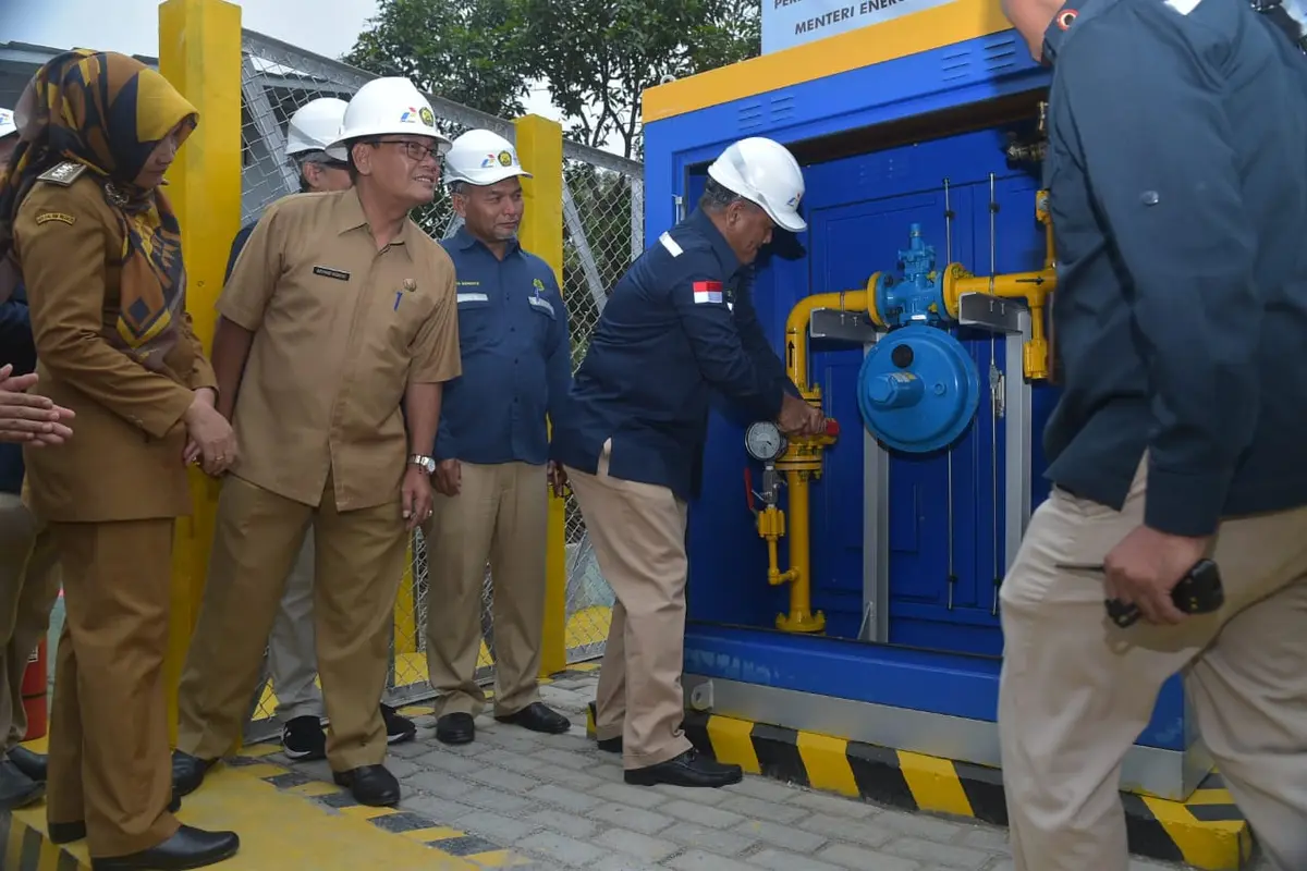 Sebanyak 6.952 rumah tangga di Karawang, Jawa Barat menggunakan gas bumi. Liputan6.com/Pebrianto Eko Wicaksono