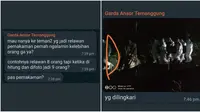 Viral Tim Pemulasaraan Jenazah Covid-19 di Temanggung Dibantu oleh Sosok Misterius. (Sumber: Twitter/9itmr)