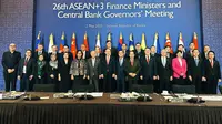 Menteri Keuangan Sri Mulyani Indrawati menghadiri acara ASEAN+3 Finance Ministers and Central Bank Governors’ Meeting (AFMGM+3) ke-26 di Incheon, Korea Selatan pada Selasa (2/5/2023) Photo dok. Bank Indonesia