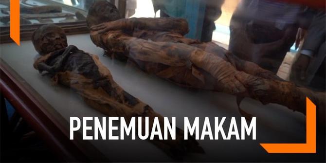 VIDEO: Makam Mumi Pasangan Suami Istri Ditemukan di Mesir