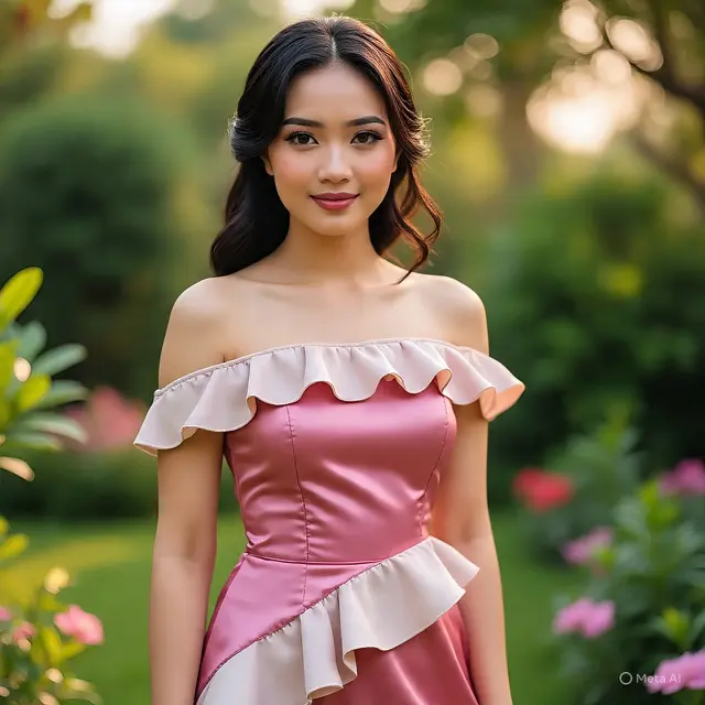 Model Dress Satin