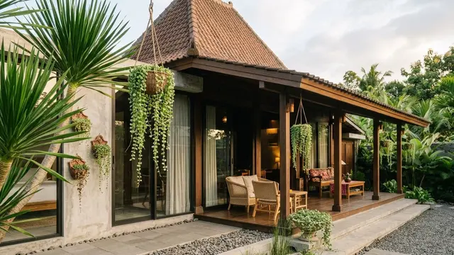 Tanaman yang Cocok untuk Rumah Bergaya Joglo Modern