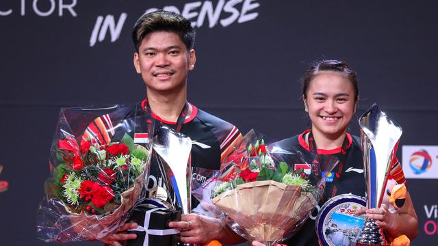 Simak 7 Potret Melati Daeva Oktavianti Atlet Bulutangkis Cantik Indonesia Juara Denmark Open 2019 Bola Liputan6 Com