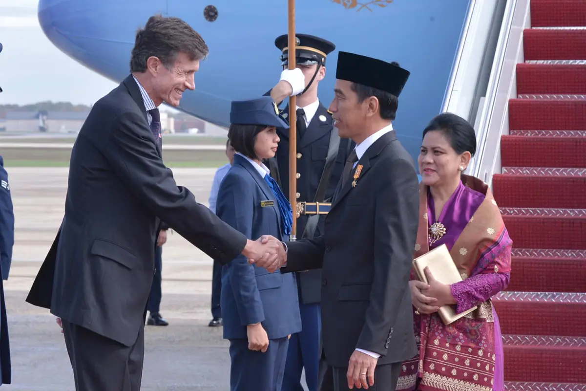 20151026-Amerika Sambut Hangat Kedatangan Presiden Jokowi-AS