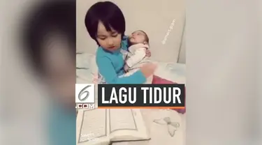 Beredar viral di media sosial, seorang bocah perempuan berhasil menidurkan bayi dengan lantunan ayat Al-Qur'an. Dan bayi tersebut langsung tertidur lelap.