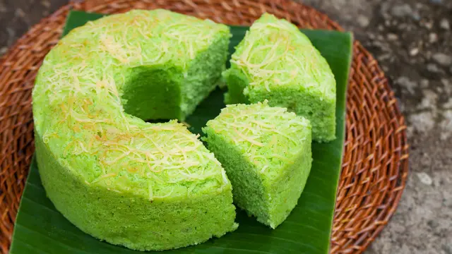 Chiffon pandan kukus
