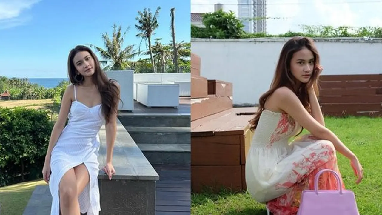 Harleyava Princy buktikan dress putih selalu timeless. (credit:instagram.com/harleyavaprincy)