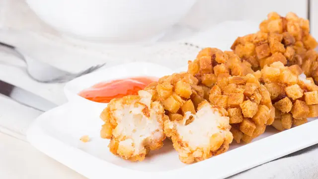 camilan roti tawar goreng isi keju