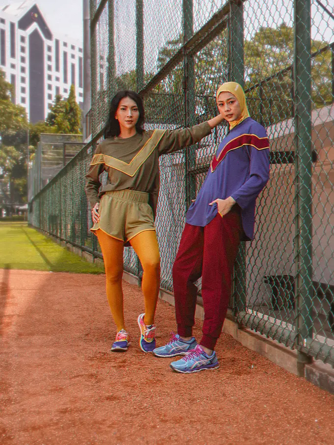 Kolaborasi brand lokal Nona dan Noore pakaian yang bisa dikenakan saat olahraga/dok. Nona dan Noore
