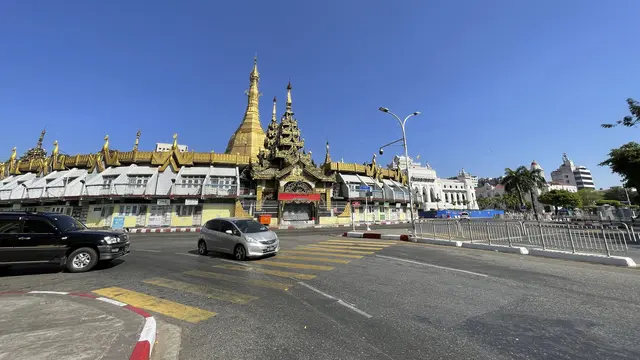 Aksi Mogok Senyap di Myanmar