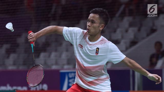 Gagal Redam Kento Momota Begini Manuver Anthony Sinisuka Ginting