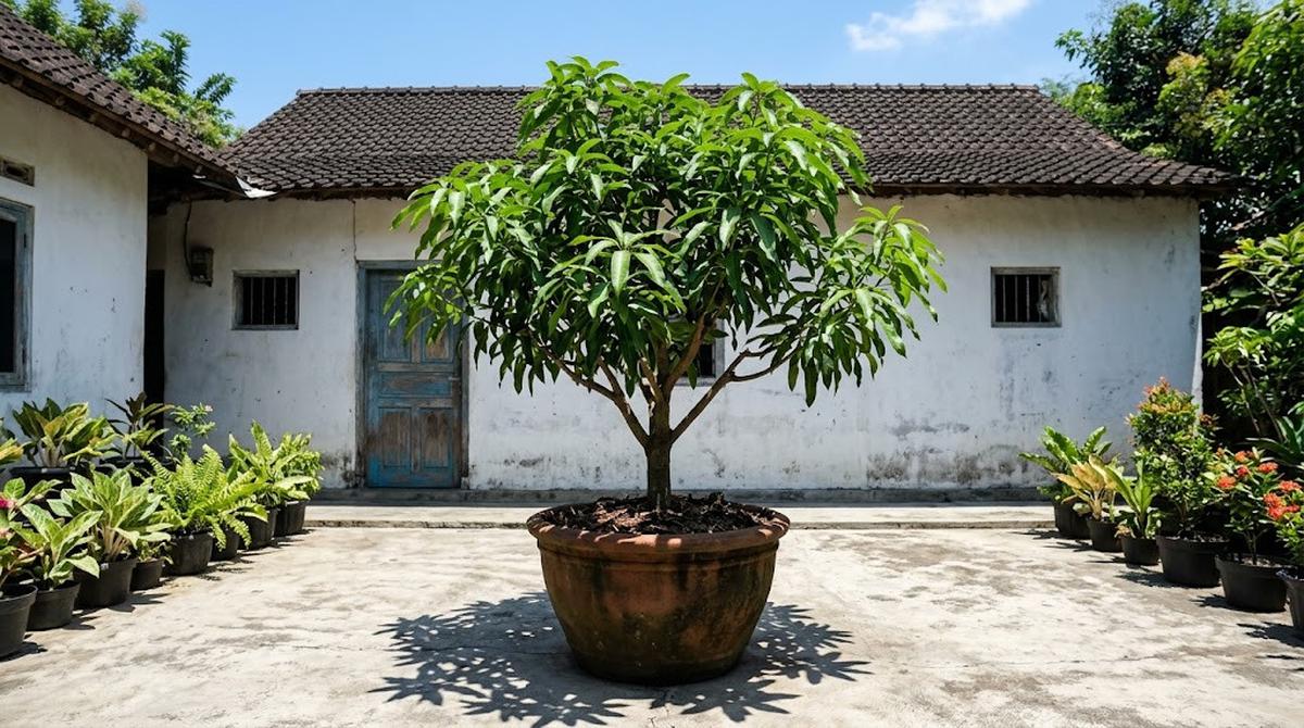 Pohon Mangga Terpapar Sinar Matahari