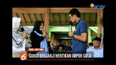 Sandiaga Uno buat kontrak politik dengan petani tebu Kediri, Jawa Timur, yang janjikan regulasi dan bantuan menguntungkan.