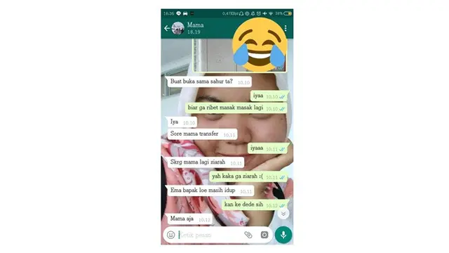 Obrolan Chat Keluarga Ini Absurd Banget