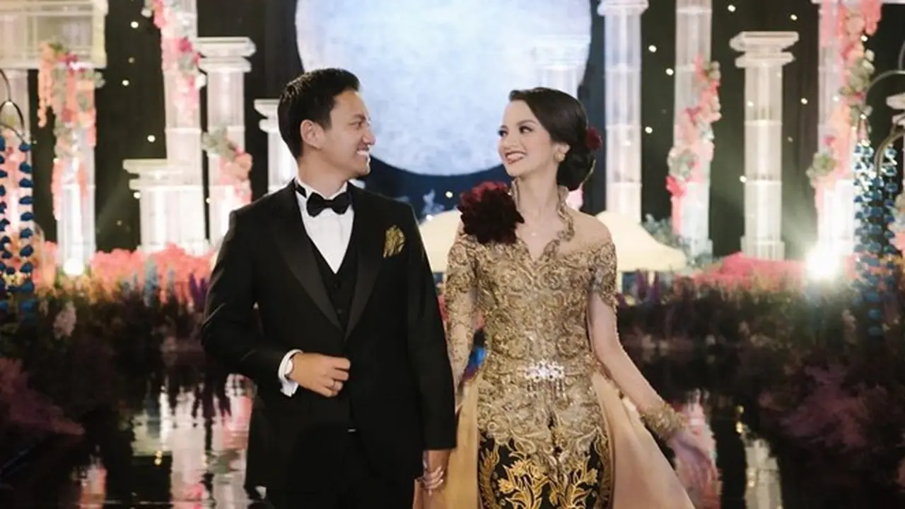 8 Momen Resepsi Pernikahan Belva Devara dan Sabrina Anggraini, Mewah Banget