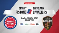 Detroit Pistons Vs Cleveland Cavaliers (Bola.com/Adreanus Titus)