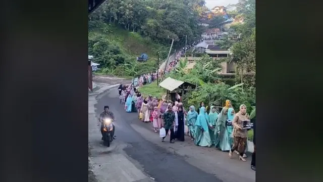 Calon pengantin pria bawa rombongan 3000 orang