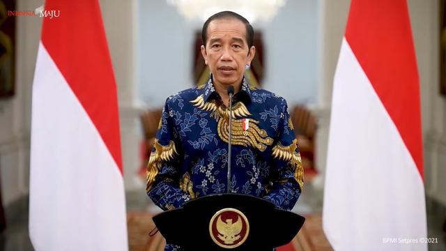 Presiden Jokowi soal PPKM Darurat. (Youtube Sekretariat Presiden)