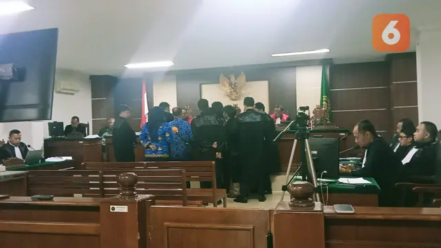 Sidang lanjutan kasus korupsi oknum pegawai BPK (Liputan6.com/Eka Hakim)