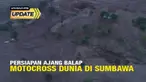 Kontributor Liputan6.com, Hans Bahanan  melaporkan langsung persiaapan ajang balap Motor Cross Superbike Internasional di Sumbawa, Nusa Tenggara Barat