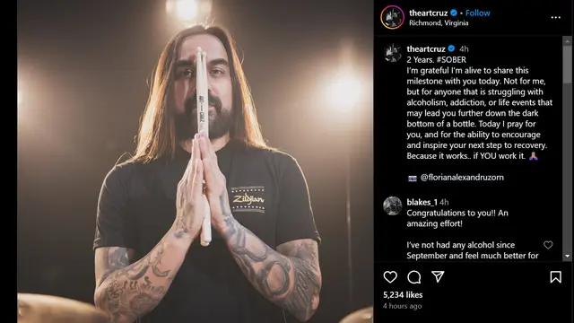 Art Cruz Drummer Lamb of God