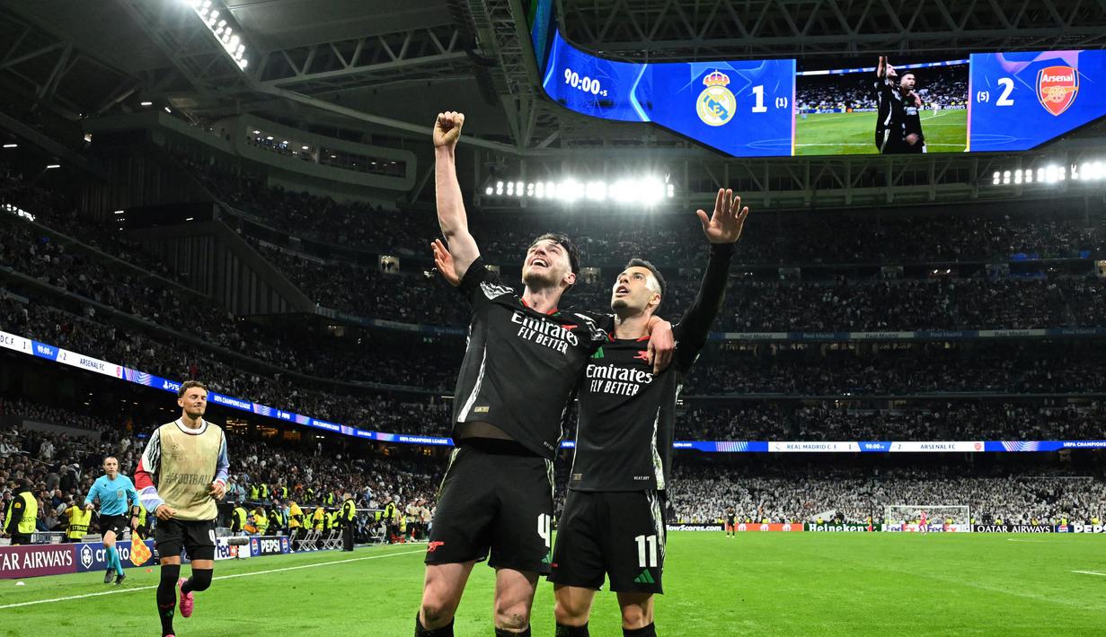 Melaju ke Semifinal Liga Champions 2024/2025, Arsenal Tantang PSG