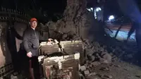 Kerusakan karena gempa Situbondo. (dok BNPB)