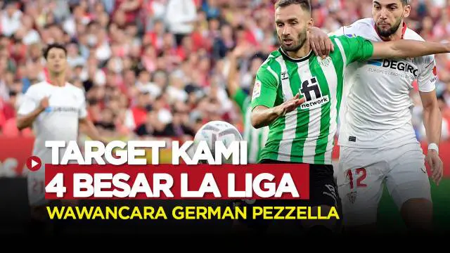 Berita video wawancara dengan pemain Real Betis, German Pezzella