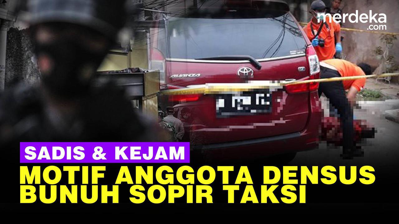 VIDEO: Motif Sadis Anggota Densus 88 Bripka HS Bunuh Sony Sopir Taksi Online di Depok