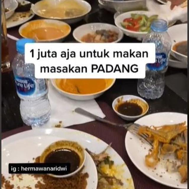 Kejanggalan Pengakuan Pria Mengaku Beli Nasi Padang Rp1 Juta untuk 5 Porsi