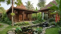 6 Kombinasi Batu Kali dan Rumput Jepang yang Bikin Taman Rumah Terlihat Lebih Natural dan Elegan